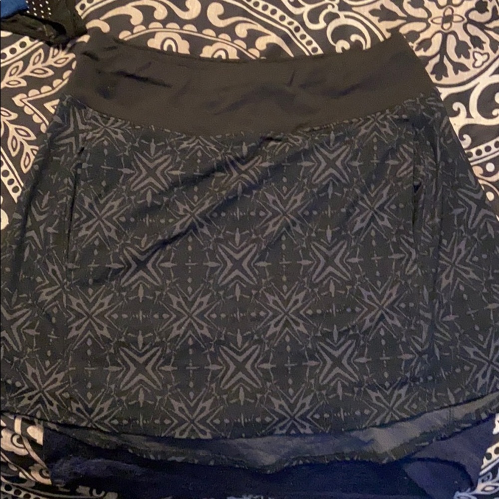 Oiselle Jacquard-knit skirt